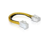 DeLOCK Câble Adaptateur d'Alimentation PCI Express 8pin EPS vers 4pin ATX/P4 Multicolore 0,15m - Réf. 82405