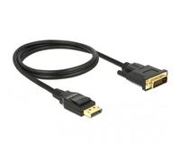 - Câble adaptateur - liaison simple - DisplayPort (M) pour DVI-D (M) - DisplayPort 1.2a - 1 m - passif - noir