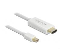 Delock - Câble adaptateur - Mini DisplayPort mâle pour HDMI mâle - 2 m - blanc