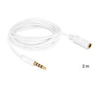 DELOCK 84482 - Jack câble 3,5 mm prise / fiche à 4 broches iPhone