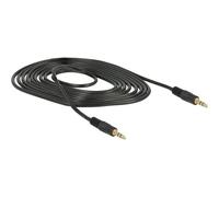Delock - Câble audio - mini-phone stereo 3.5 mm mâle pour mini-phone stereo 3.5 mm mâle - 2 m - noir