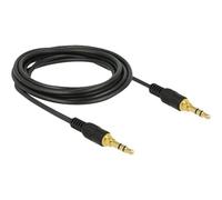 Delock - Câble audio - mini-phone stereo 3.5 mm mâle pour mini-phone stereo 3.5 mm mâle - 3 m - noir