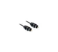 Delock - Câble audio numérique (optique) - TOSLINK mâle pour TOSLINK mâle - 1 m - noir