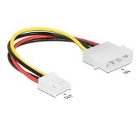 Delock Câble alimentation interne 4 broches (M) vers mini-alim 4 broches (F) 15 cm
