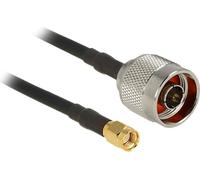 Delock Câble d'antenne N mâle > RP-SMA mâle CFD200 0,5 m low loss (88937)