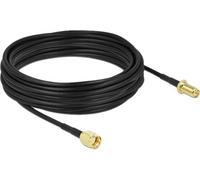 Delock Câble d'antenne RP-SMA mâle vers RP-SMA femelle LMR/CFD100 10 m low loss (90465)