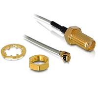 Delock Câble d'antenne SMA Femelle à encastrer MHF/U.FL Compatible 200 mm