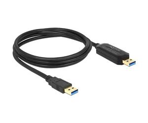 DeLock Câble de liaison USB 3.0 avec commutateur clavier / souris