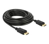 Câble de raccordement Delock DisplayPort Fiche mâle DisplayPort 7 m noir 84860 blindage triple, contacts dorés, 4K UHD Câble DisplayPort