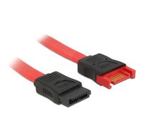 Delock - Câble d'extension SATA - Serial ATA 150/300/600 - SATA (M) pour SATA (F) - 30 cm - rouge