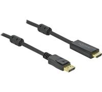 DeLOCK Câble DisplayPort 1.2/High Speed HDMI 4K 60 Hz 5,0 m noir, 1 pc