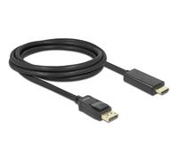 Delock Cable Displayport 1.2 Male to High Speed HDMI A Male 2 m 4K UHD