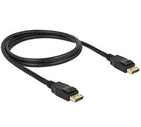 DeLOCK Câble DisplayPort 1.2 Prise mâle > Displayport Prise mâle 1 m Noir 4 K
