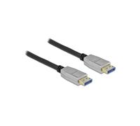 DeLOCK Câble DisplayPort 2.0 10K 60Hz, 54 Gbps, 3m, Noir - Résolution max. 10240x4320, HDCP 2.3, DSC 1.2a, AWG28, Triple Blindage, Connecteurs Plaqué Or