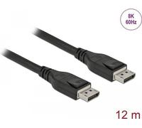DeLOCK Câble DisplayPort actif 8K 60 Hz 12 m, 12 m, DisplayPort, DisplayPort, Mâle, Mâle, 7680 x 4320 pixels