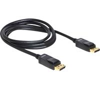 DELOCK 82585 - Delock Câble Displayport 1.2 mâle > Displayport mâle 4K 2 m