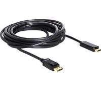 DELOCK Câble Displayport DP -> HDMI mâle/mâle 5.00m noir