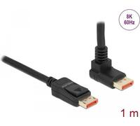 DeLOCK Câble DisplayPort mâle droit à mâle 90° coudé vers le haut 8K 60 Hz 1 m, 1 m, DisplayPort, DisplayPort, mâle, mâle, 7680 x 4320 pixels
