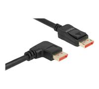 Delock Câble DisplayPort mâle droit vers fiche 90° coudé à droite 3 m