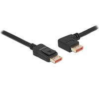 Delock Câble DisplayPort mâle droit vers fiche coudée à 90° gauche 2 m