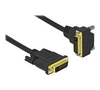 Delock Câble DVI - Dual Link - DVI-D (M) coudé vers DVI-D (M)