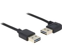 DELOCK 85176 - Câble USB2.0, fiche A EASY coudée vers prise A, 0,5m