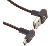 DeLOCK Câble EASY-USB 2.0 Type-A mâle à EASY-USB Type Micro-B mâle coudé vers le haut/bas 0,2 m noir