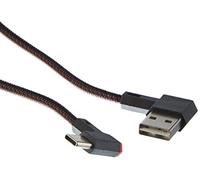 DeLOCK Câble Easy-USB 2.0 Type-A mâle à USB Type-C™ mâle coudé vers la Gauche/Droite 0,5 m Noir