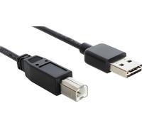 DELOCK Câble Easy USB A -> B mâle/mâle 1.00m noir