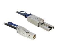 Delock - Câble externe SAS - SAS 6Gbit/s - 36 pin 4x Mini SAS HD (SFF-8644) (M) pour 4 SAS mini multivoies blindés 26 broches (SFF-8088) (M) - 3 m