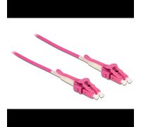 - Câble réseau - LC multi-mode (M) pour LC multi-mode (M) - 1 m - fibre optique - 50 / 125 microns - OM4 - sans halogène, uniboot - violet