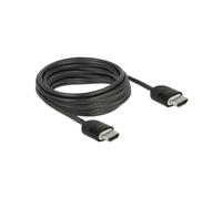 DeLOCK Câble HDMI 5m - HDMI Type A Mâle/Mâle - 4K 2160p 120Hz - 18 Gbit/s - Contacts Or - ARC - Ethernet HDMI - AWG30 - Noir