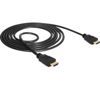 DELOCK Câble HDMI Ethernet A -> A mâle/mâle 1.50m 4K Or