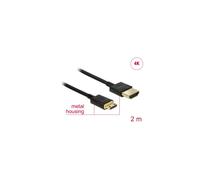 DELOCK 84778 - Prise HDMI A > prise HDMI Mini C 4K 2,0 M.