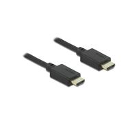 DeLOCK Câble HDMI High Speed 48Gbps 8K 60Hz 2m - HDMI Type A Mâle/Mâle, HDR Dolby Vision, eARC, Ethernet, AWG30, Noir