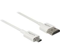 DELOCK Câble HDMI HighSpeed Ethernet A->MikroD 4K/3D 0,25