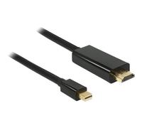 - Câble HDMI - Mini DisplayPort mâle pour HDMI mâle - 1 m - noir
