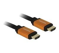 DELOCK Câble HDMI Premium 1 m Type A (Standard) Black,Gold