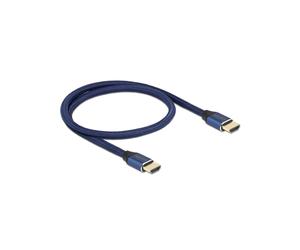 DeLOCK Câble HDMI Ultra High Speed 0.5m - 48 Gbps, 8K 60Hz, Dynamic HDR, Dolby Vision, eARC, HDCP 1.4/2.2, Cuivre, Connecteurs Or