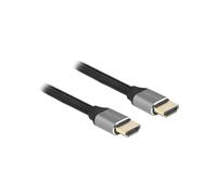 DeLOCK Câble HDMI Ultra High Speed 0.5m, 48Gbps, 8K 60Hz, HDR Dynamique, eARC, Connecteurs mâles type A, Cuivre AWG29, Triple Blindage, HDCP 1.4/2.2