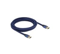 DeLOCK Câble HDMI Ultra High Speed 3m - 48 Gbps, 8K 60Hz, Dynamic HDR, Dolby Vision, eARC, HDCP 1.4/2.2 - Connecteurs Plaqué Or