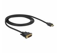 - Câble adaptateur - liaison simple - DVI-D mâle pour HDMI mâle - 1 m - triple blindage - noir - vis moletées