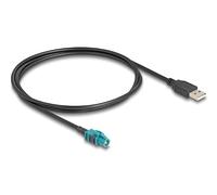 DeLock Câble HSD Z femelle vers USB 2.0 Type-A mâle 1 m
