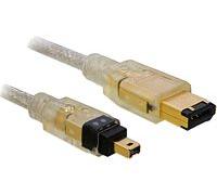 Delock - Câble IEEE 1394 - FireWire 6 broches (M) pour FireWire 4 broches (M) - 2 m