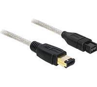 Delock - Câble IEEE 1394 - FireWire 800 (M) pour FireWire 6 broches (M) - 1 m
