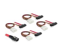 Delock - Câble interne SAS - 4i Mini MultiLane 36 broches pour alimentation interne 4 plots, SAS 29 broches internes (SFF-8482) - 1 m