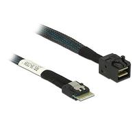 Delock - Câble interne SAS - SAS 12Gbit/s - 4i Slim SAS (M) pour Disque dur SAS Mini 4x (SFF-8643) (M) - 50 cm