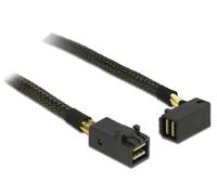 Delock - Câble interne SAS - SAS 12Gbit/s - Disque dur SAS Mini 4x (SFF-8643) (M) droit pour Disque dur SAS Mini 4x (SFF-8643) (M) incliné - 50 cm