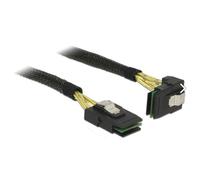 Delock - Câble interne SAS - SAS 6Gbit/s - Mini SAS (SFF-8087) (M) pour Mini SAS (SFF-8087) (M) - 1 m - connecteur à 90 °