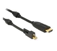 DeLock Cable Mini DisplayPort 1.2 Male with Screw